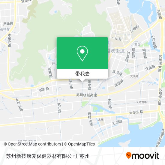 苏州新技康复保健器材有限公司地图