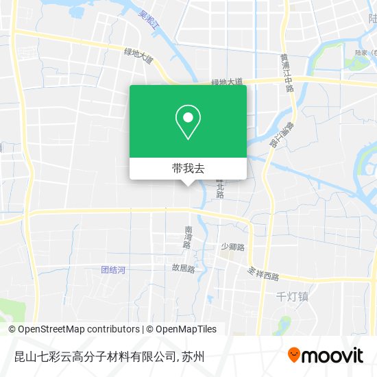 昆山七彩云高分子材料有限公司地图