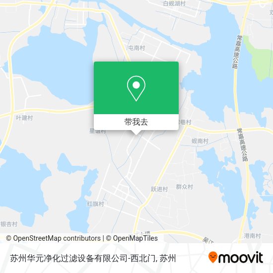 苏州华元净化过滤设备有限公司-西北门地图