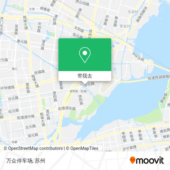 万众停车场地图