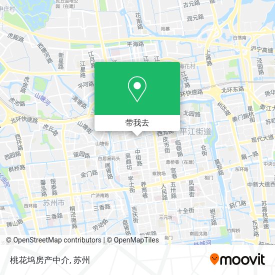 桃花坞房产中介地图