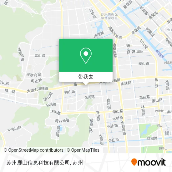 苏州鹿山信息科技有限公司地图