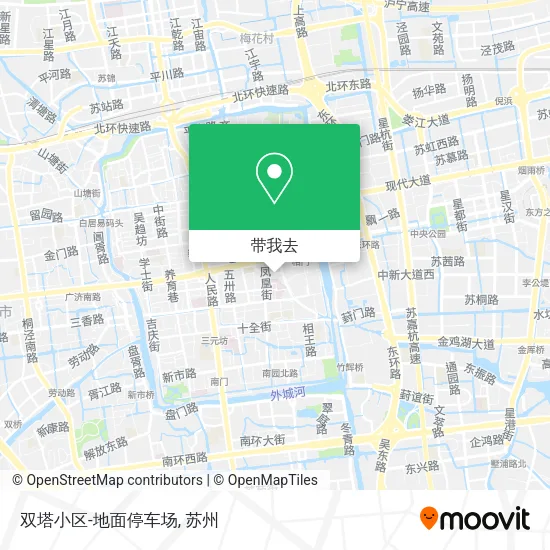 双塔小区-地面停车场地图