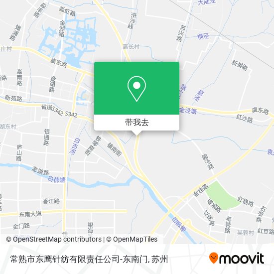 常熟市东鹰针纺有限责任公司-东南门地图