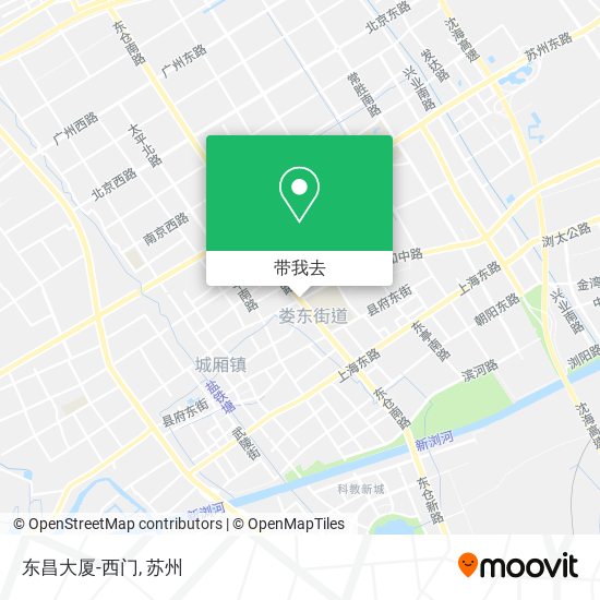 东昌大厦-西门地图