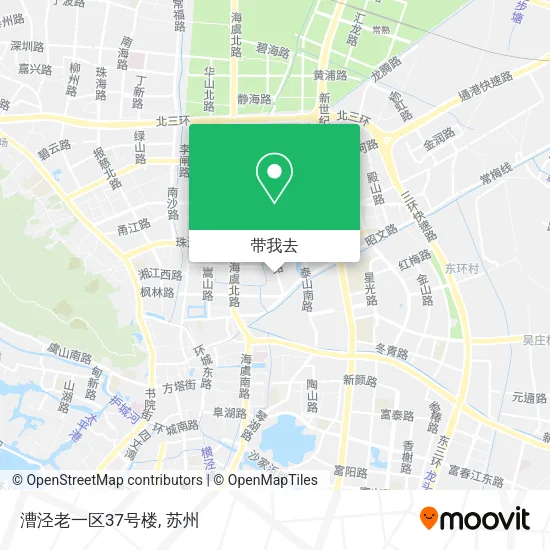 漕泾老一区37号楼地图