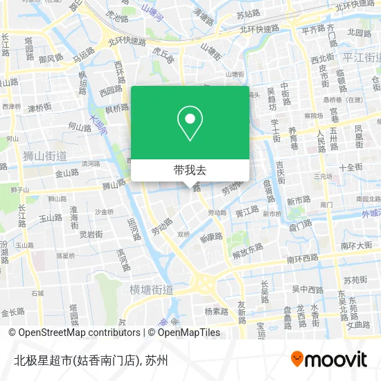北极星超市(姑香南门店)地图