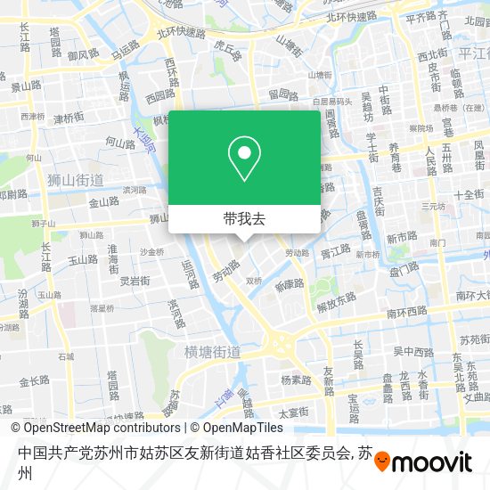 中国共产党苏州市姑苏区友新街道姑香社区委员会地图