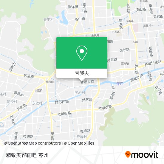 精致美容鞋吧地图