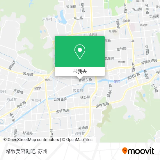 精致美容鞋吧地图