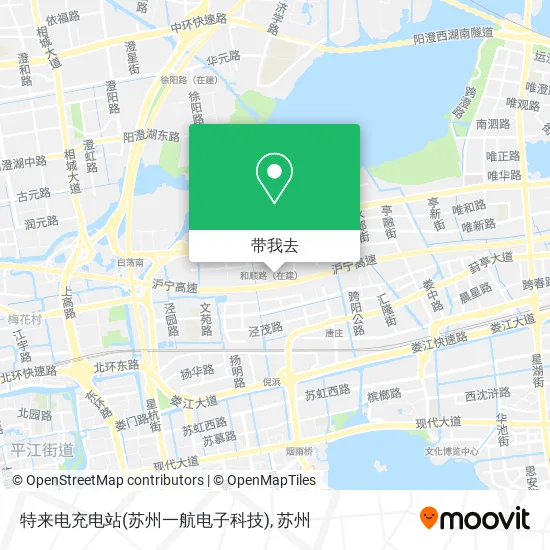 特来电充电站(苏州一航电子科技)地图