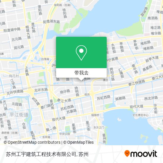 苏州工宇建筑工程技术有限公司地图