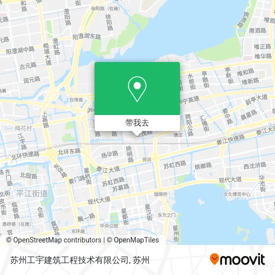 苏州工宇建筑工程技术有限公司地图