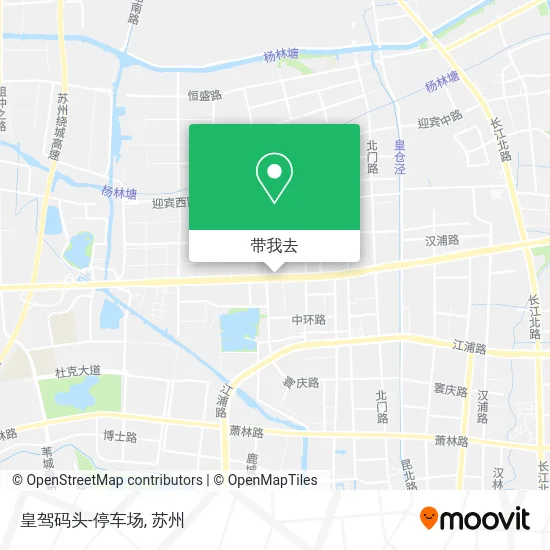 皇驾码头-停车场地图