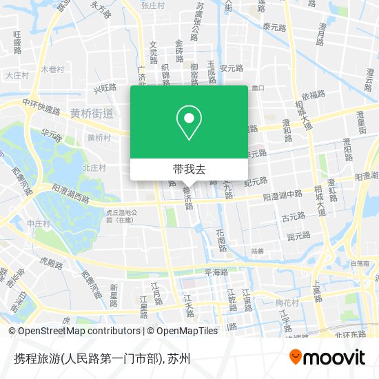 携程旅游(人民路第一门市部)地图