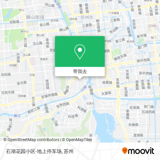 石湖花园小区-地上停车场地图