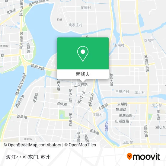 渡江小区-东门地图