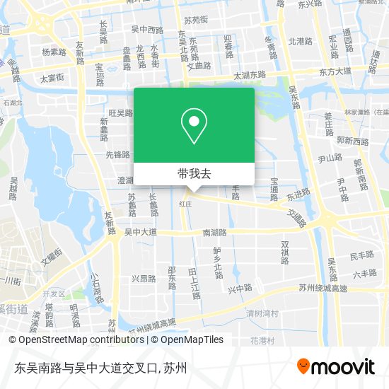 东吴南路与吴中大道交叉口地图