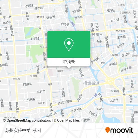 苏州实验中学地图