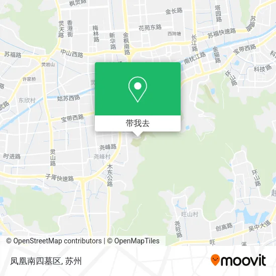 凤凰南四墓区地图