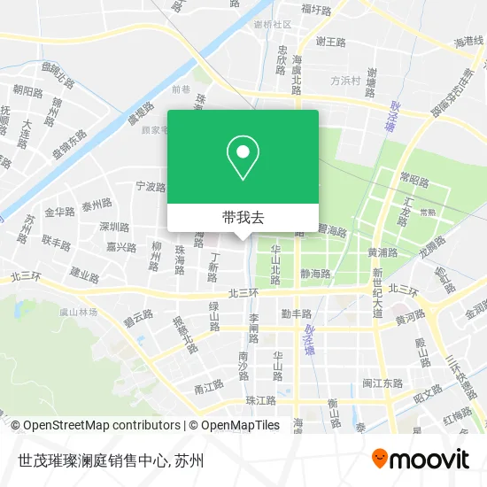 世茂璀璨澜庭销售中心地图