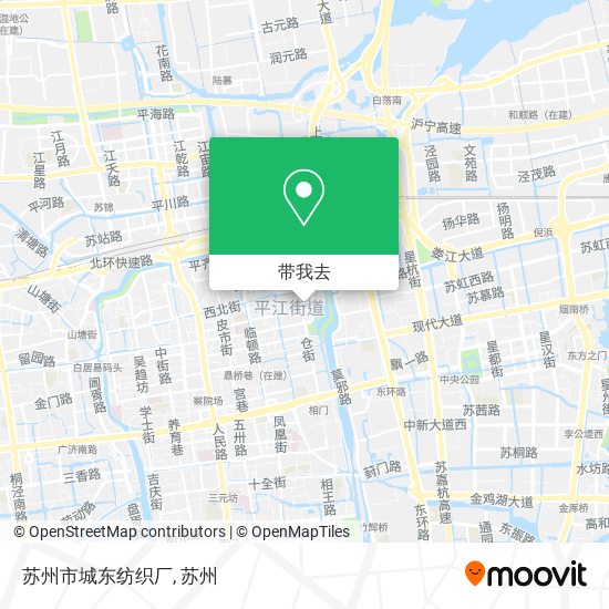苏州市城东纺织厂地图