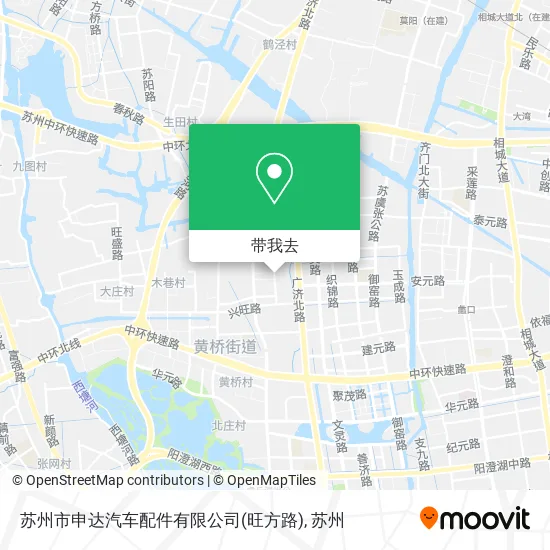 苏州市申达汽车配件有限公司(旺方路)地图