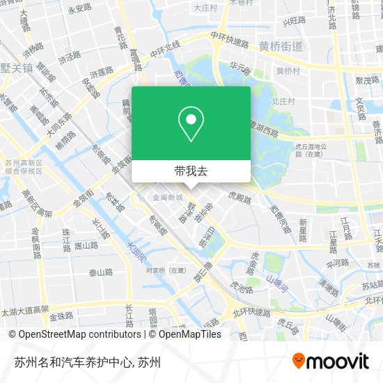 苏州名和汽车养护中心地图