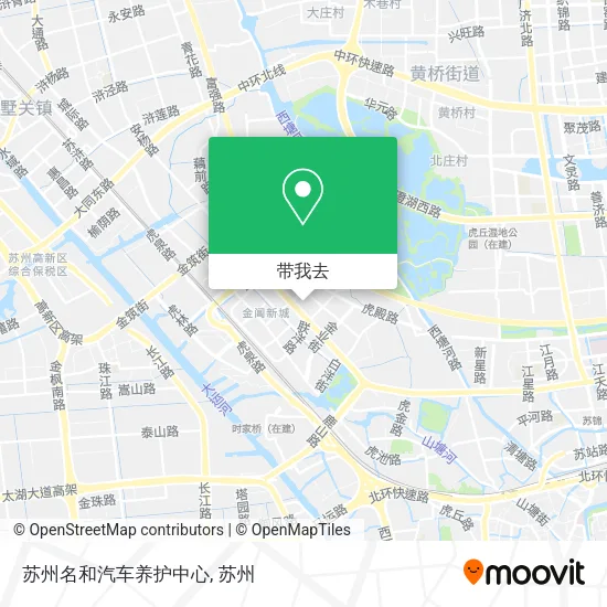 苏州名和汽车养护中心地图