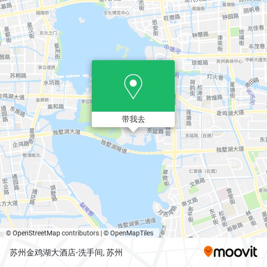 苏州金鸡湖大酒店-洗手间地图