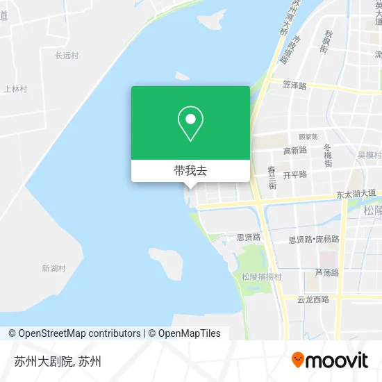 苏州大剧院地图