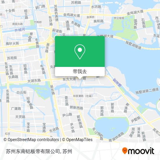 苏州东南铝板带有限公司地图