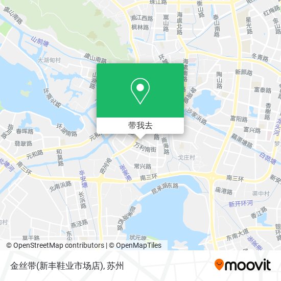 金丝带(新丰鞋业市场店)地图