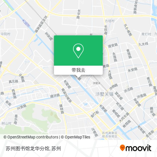 苏州图书馆龙华分馆地图