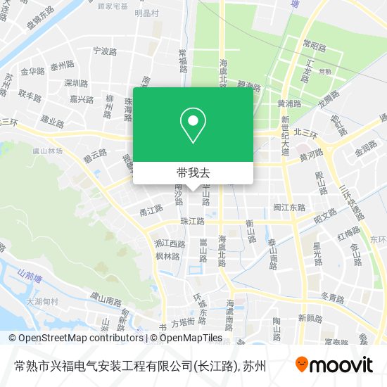 常熟市兴福电气安装工程有限公司(长江路)地图