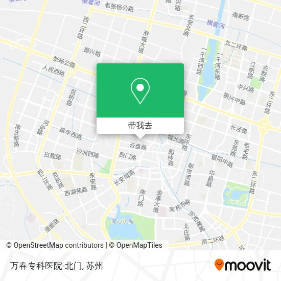万春专科医院-北门地图