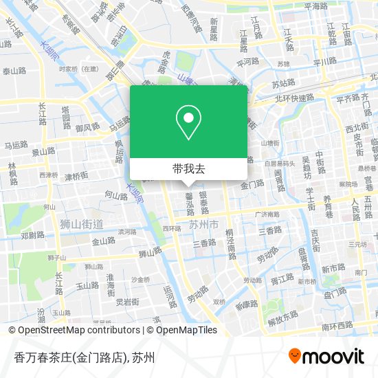 香万春茶庄(金门路店)地图