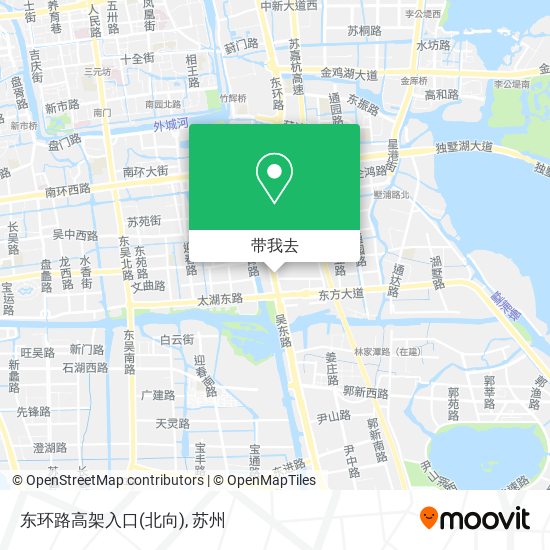 东环路高架入口(北向)地图