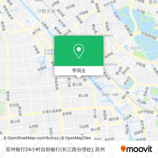 苏州银行24小时自助银行(长江路分理处)地图