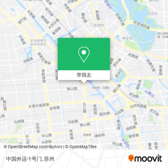 中国外运-1号门地图