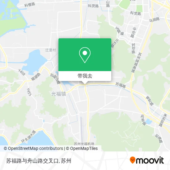 苏福路与舟山路交叉口地图