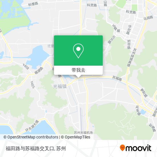 福田路与苏福路交叉口地图