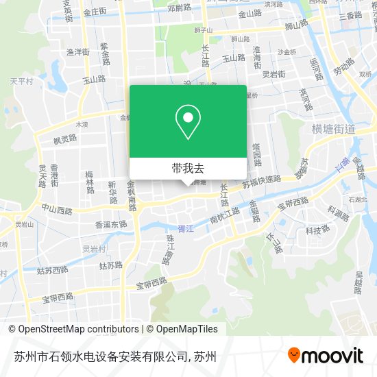 苏州市石领水电设备安装有限公司地图