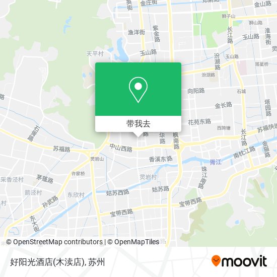 好阳光酒店(木渎店)地图