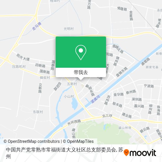 中国共产党常熟市常福街道大义社区总支部委员会地图