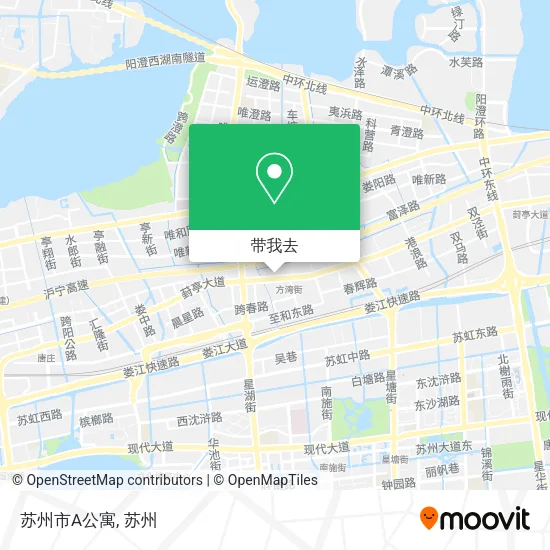 苏州市A公寓地图