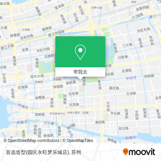 首选造型(园区永旺梦乐城店)地图