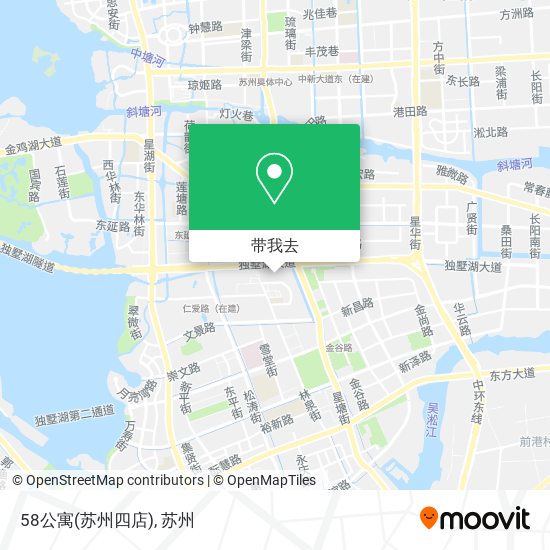 58公寓(苏州四店)地图