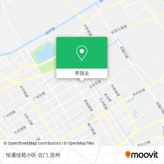 恒通佳苑小区-北门地图
