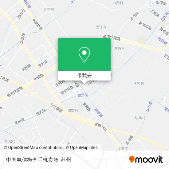 中国电信梅李手机卖场地图